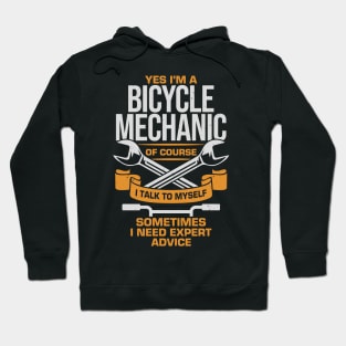 Yes I'm A Bicycle Mechanic Hoodie